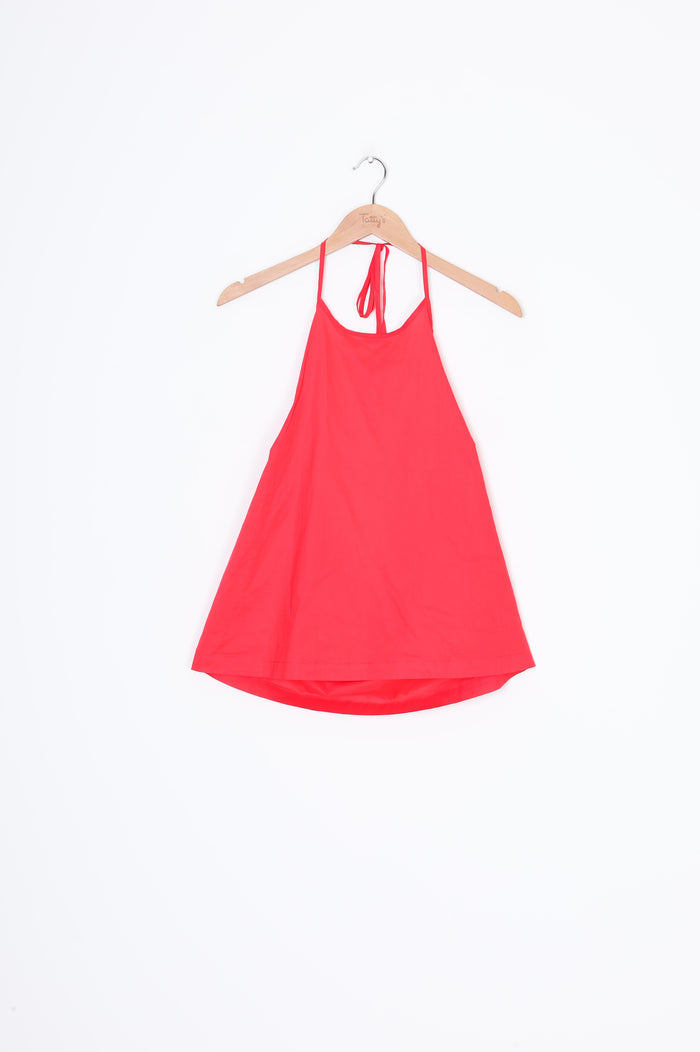 Assembly Label Womens Red Top Size 14