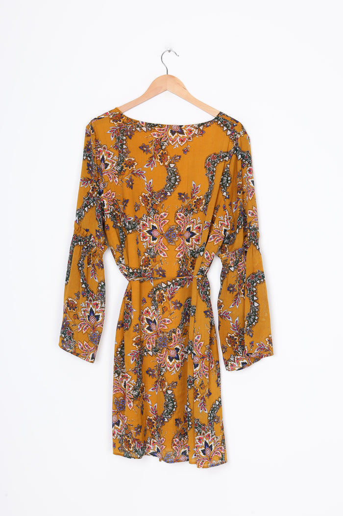 Augustine Womens Orange Dress Size XL