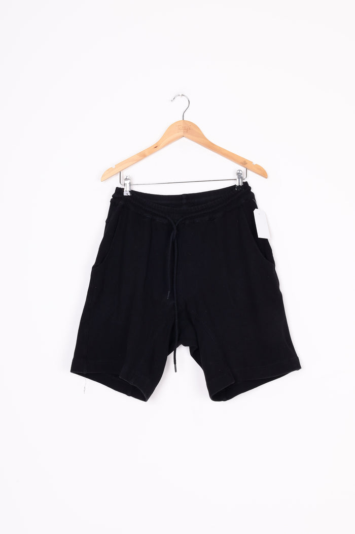 Bassike Mens Black Shorts Size S