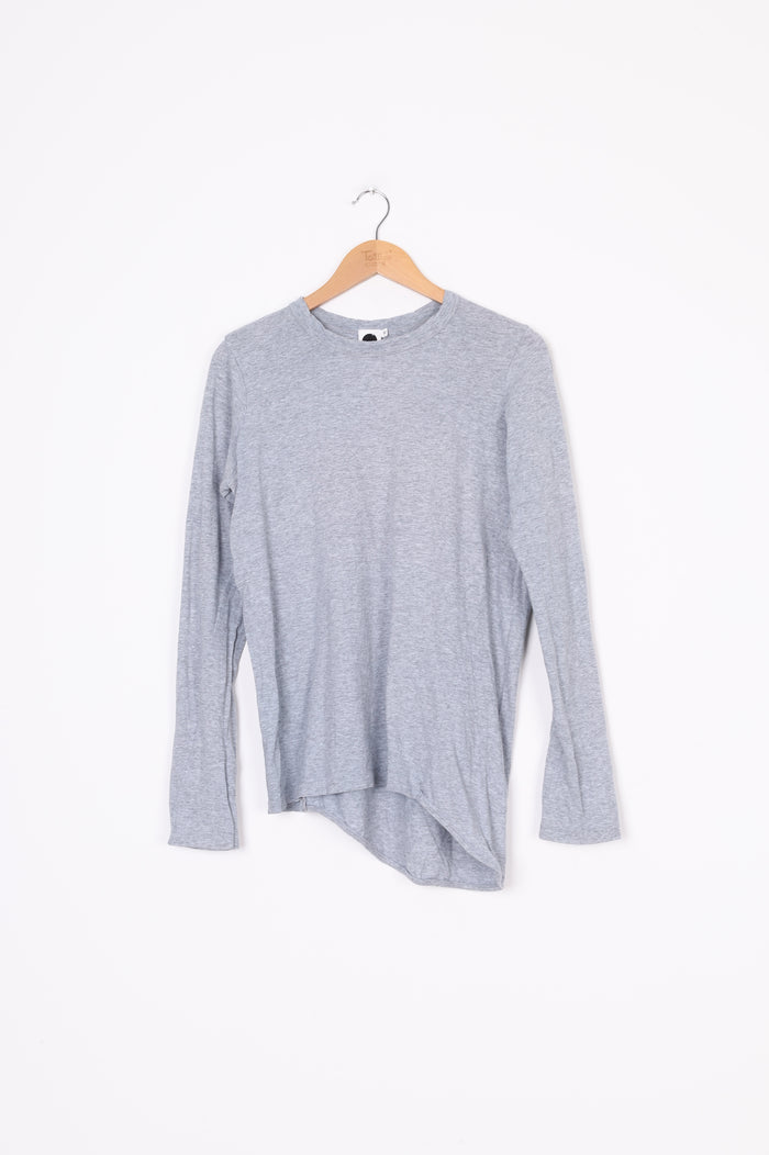 Bassike Womens Grey Top Size XS