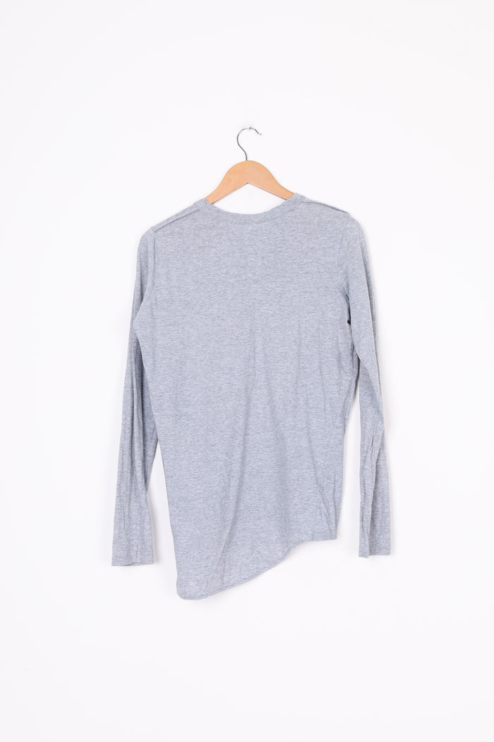 Bassike Womens Grey Top Size XS