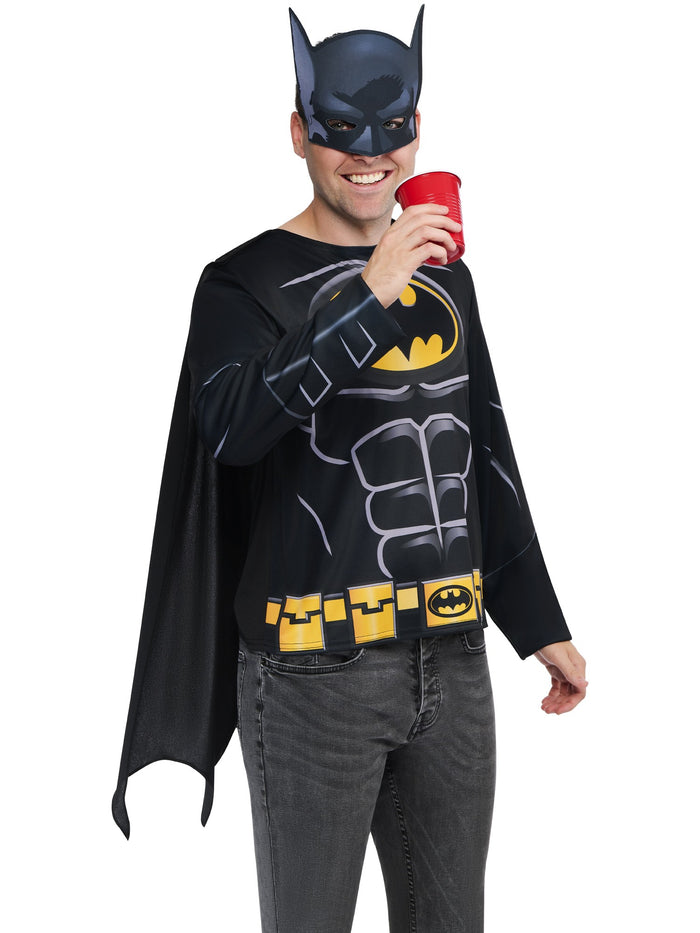 Batman Top And Half Mask Costume