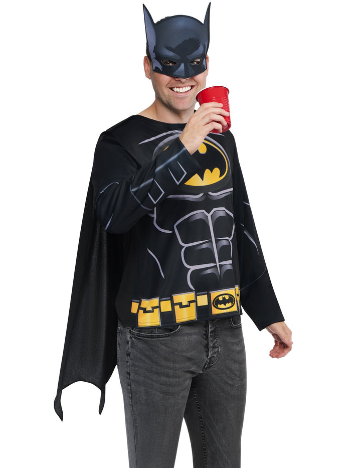 Batman Top And Half Mask Costume