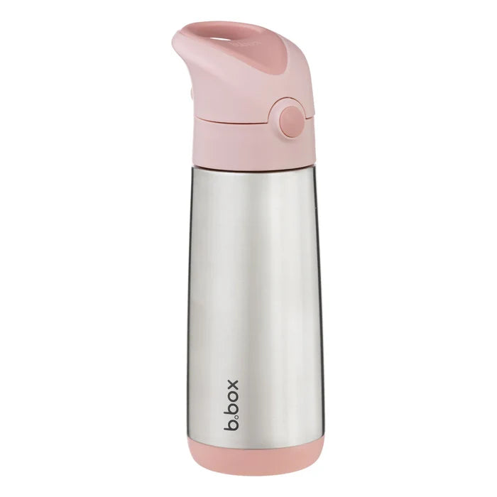 bbox Insulated Drink Bottle Sipper Lid 500ml - Blush Crush