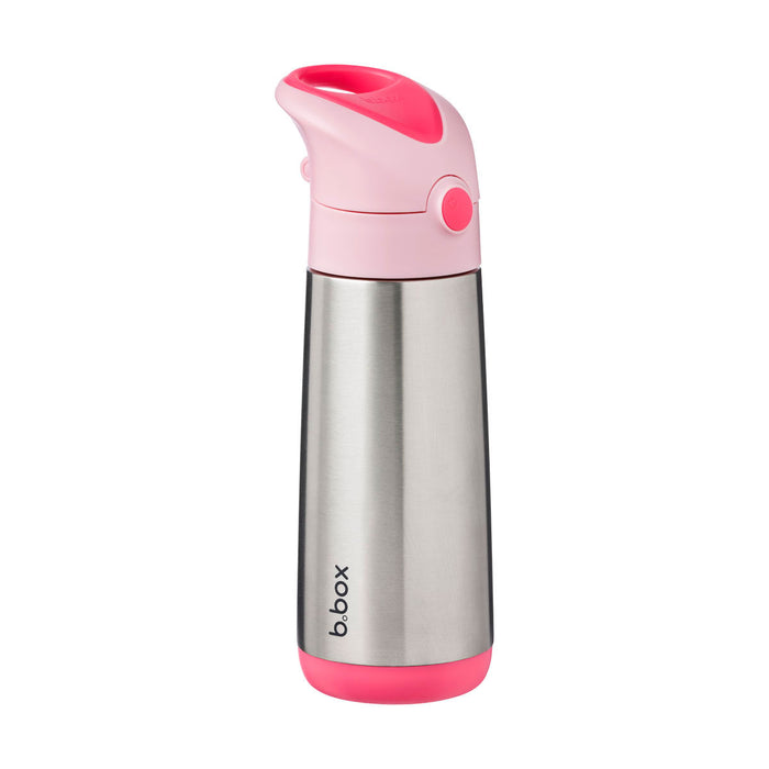 bbox Insulated Drink Bottle Sipper Lid 500ml - Flamingo Fizz