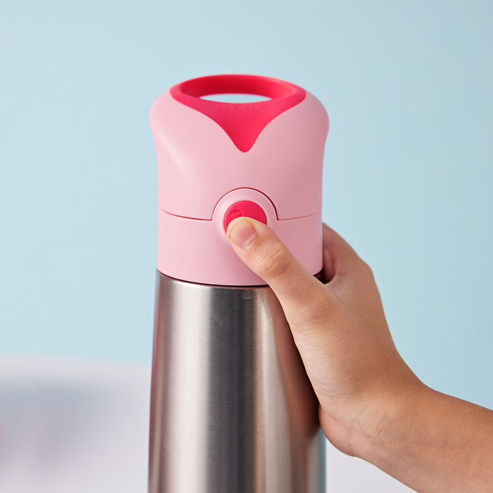 bbox Insulated Drink Bottle Sipper Lid 500ml - Flamingo Fizz