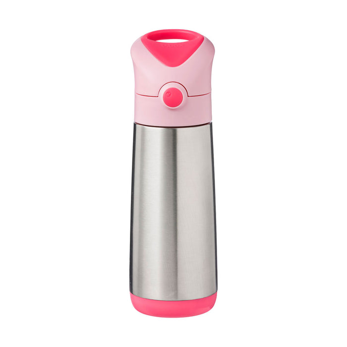 bbox Insulated Drink Bottle Sipper Lid 500ml - Flamingo Fizz