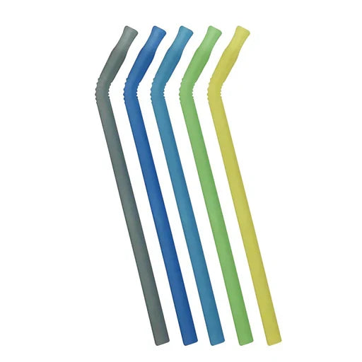 b.box Reusable Silicone Straw Set - Pool Party