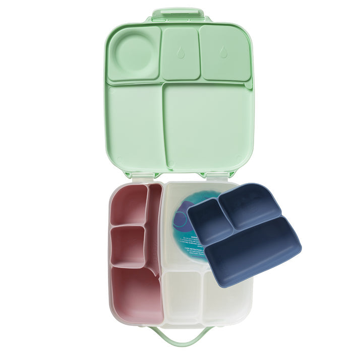 b.box Silicone Lunchbox Bento Tray - Berry