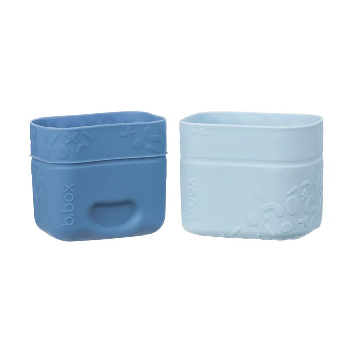 bbox Silicone Snack Cups - Ocean