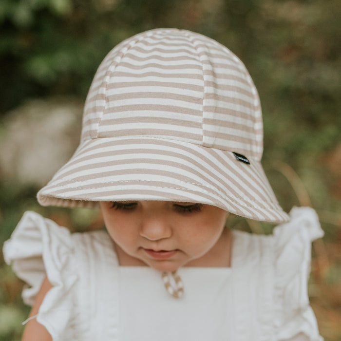 Bedhead Baby & Toddler Bucket Sun Hat - Natural Stripe