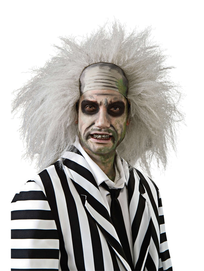 Beetlejuice Wig with vinyl forehead