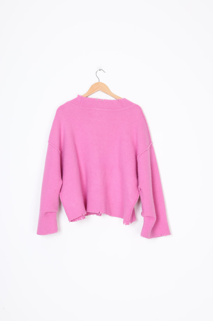 Blanca Womens Pink Cardigan Size XS