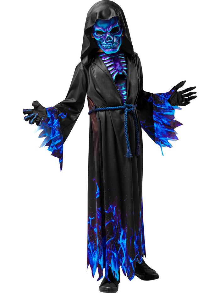 Blue Reaper Kids Costume