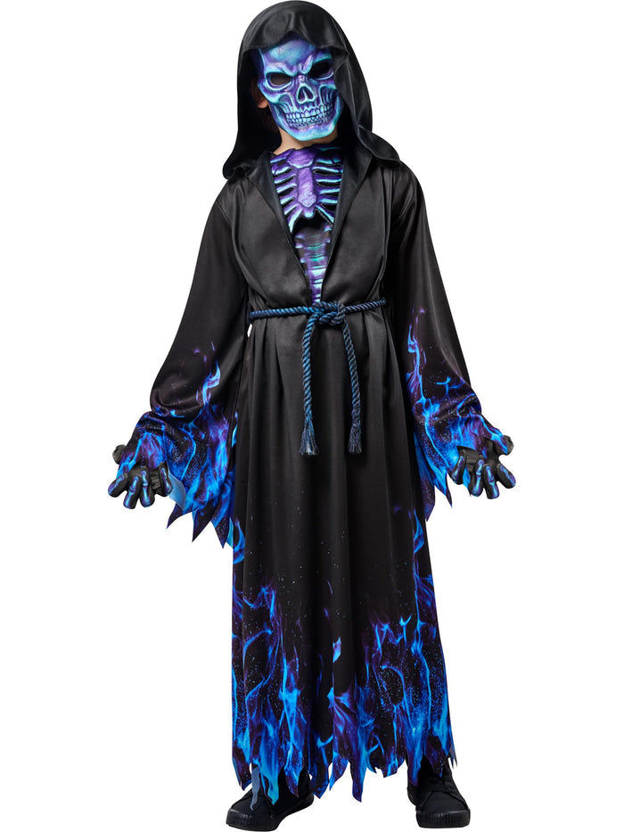 Blue Reaper Kids Costume