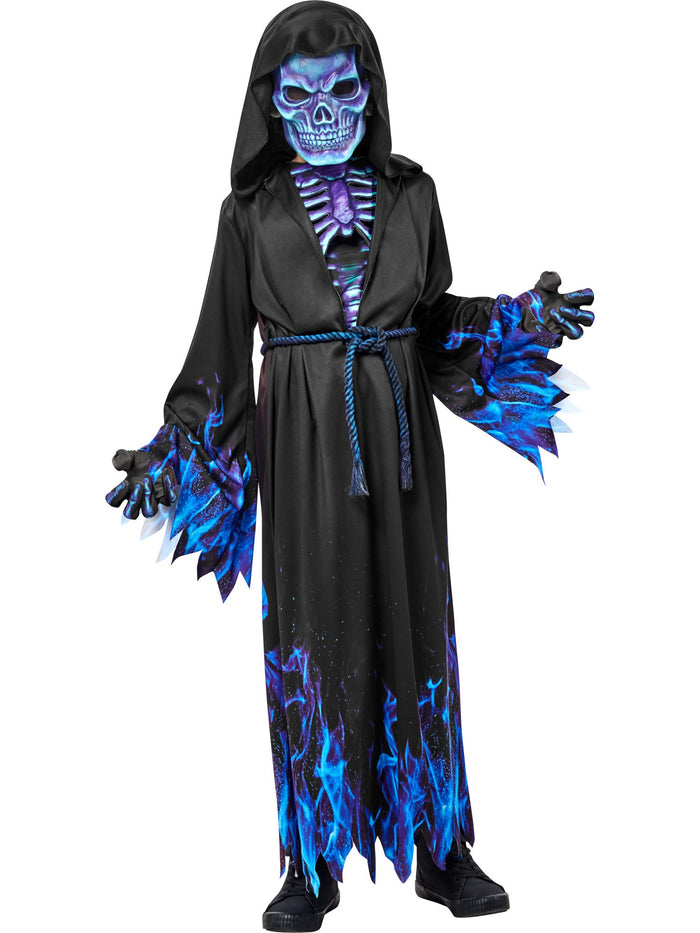 Blue Reaper Kids Costume