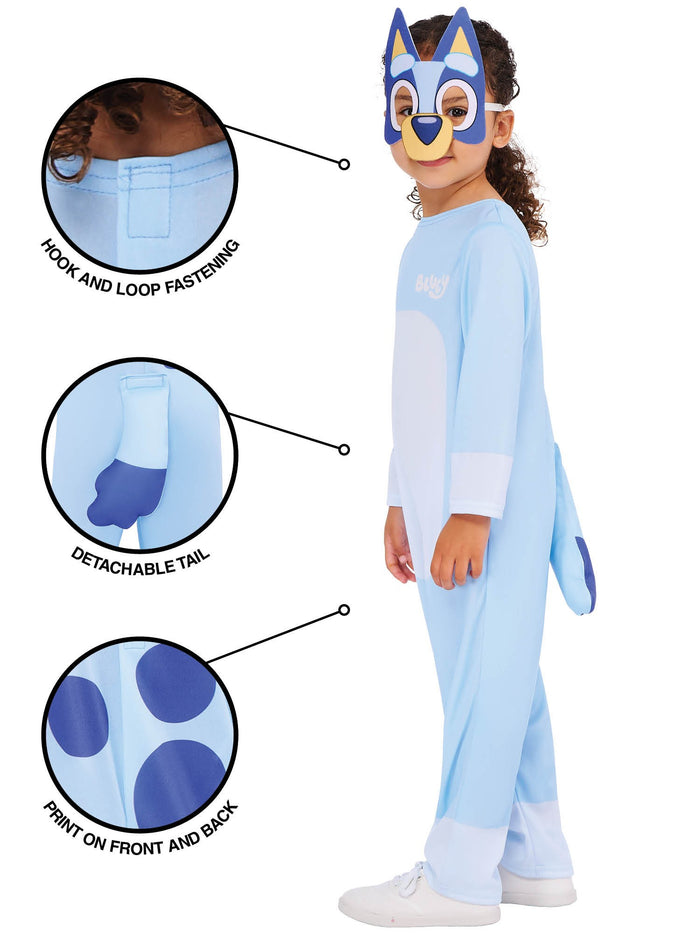 Bluey Kids Costume with Mask