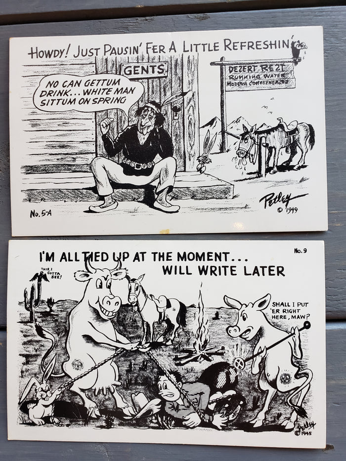Bob Petley postcards set of two