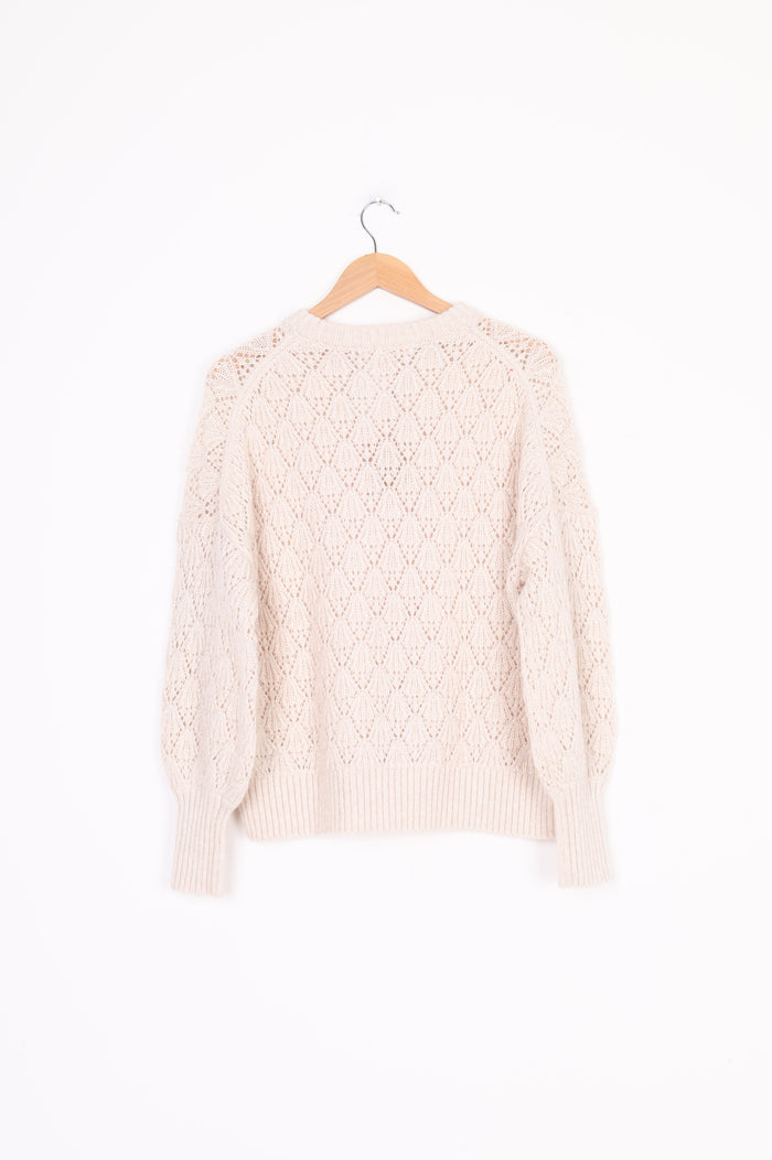 boden Womens White Jumper Size M