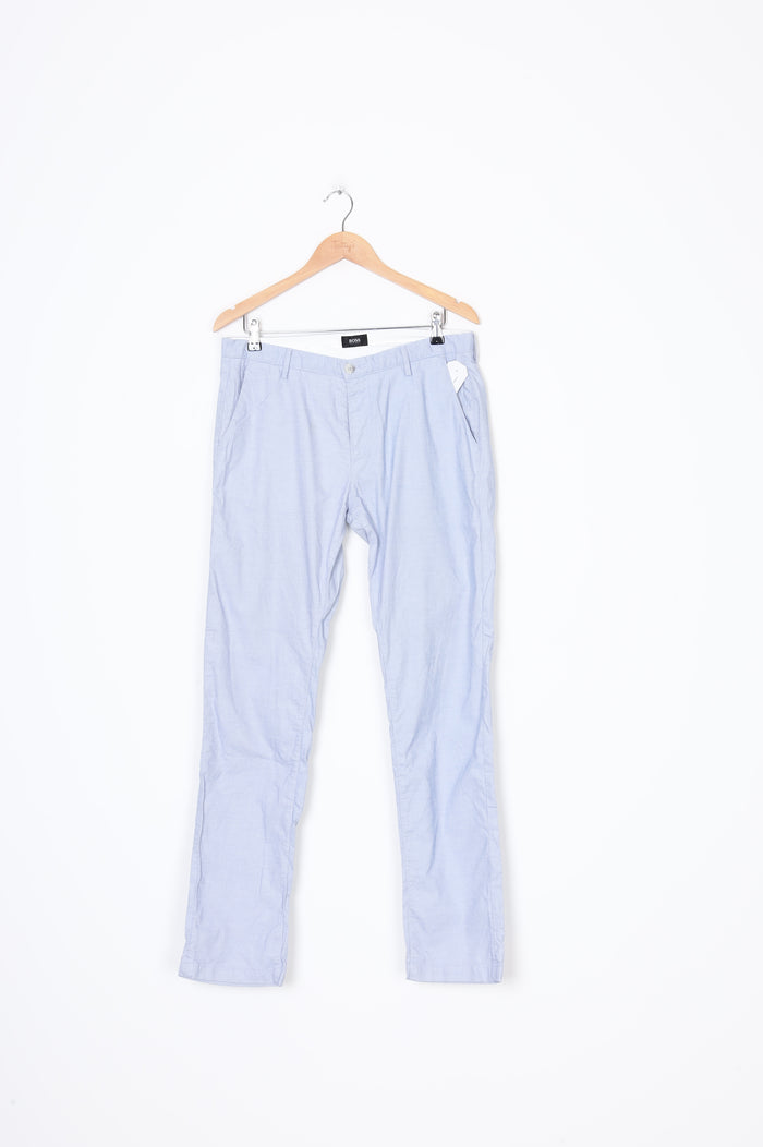 Boss Hugo Boss Mens Blue Pants Size W 34