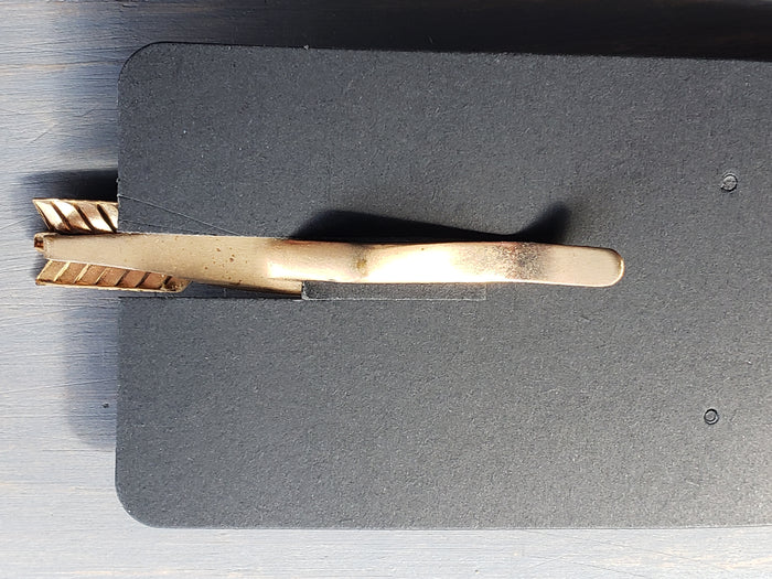 Brass Arrow tie clip