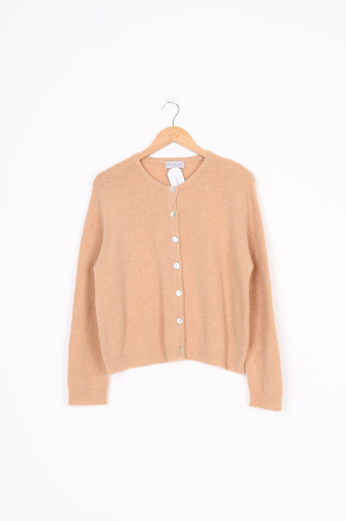 Briarwood Womens Beige Cardigan Size S