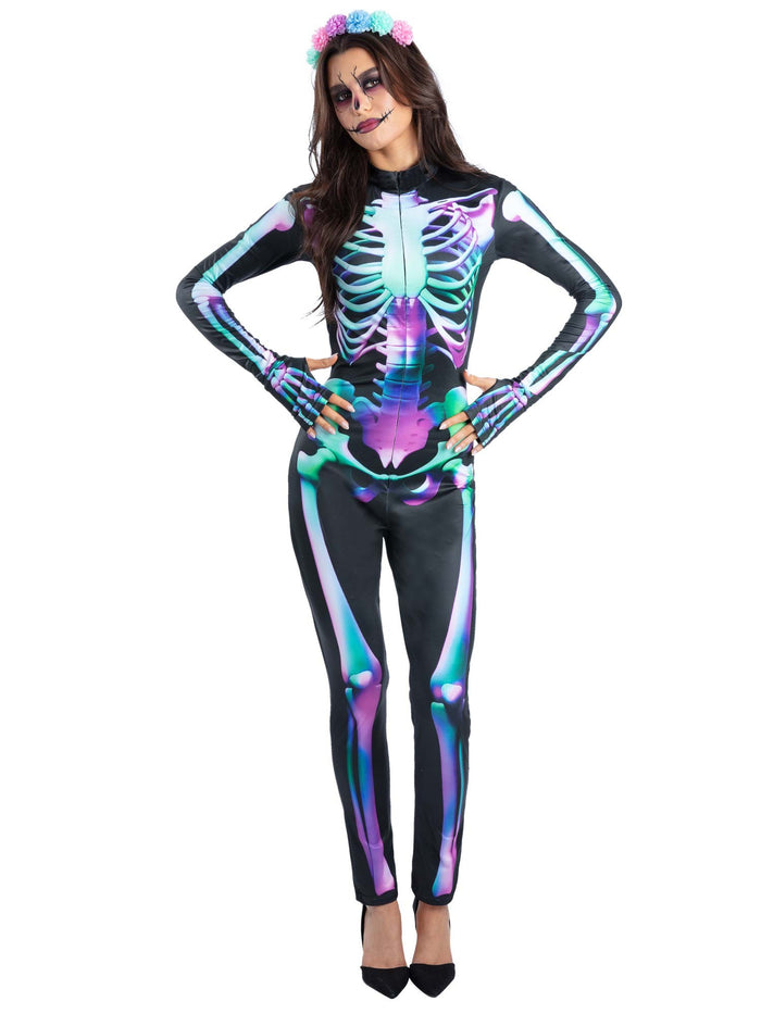 Bright Bones Skeleton Costume
