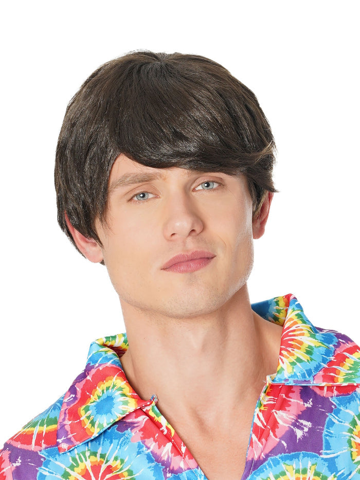 Brown 60's Male Wig