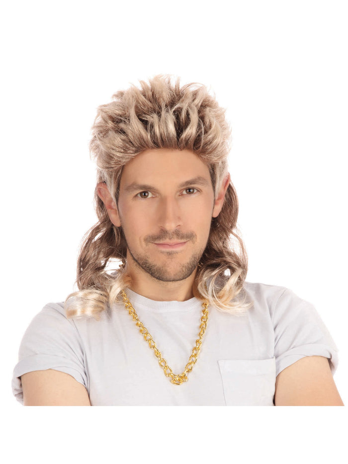 Brown Mullet Wig 2-Tone