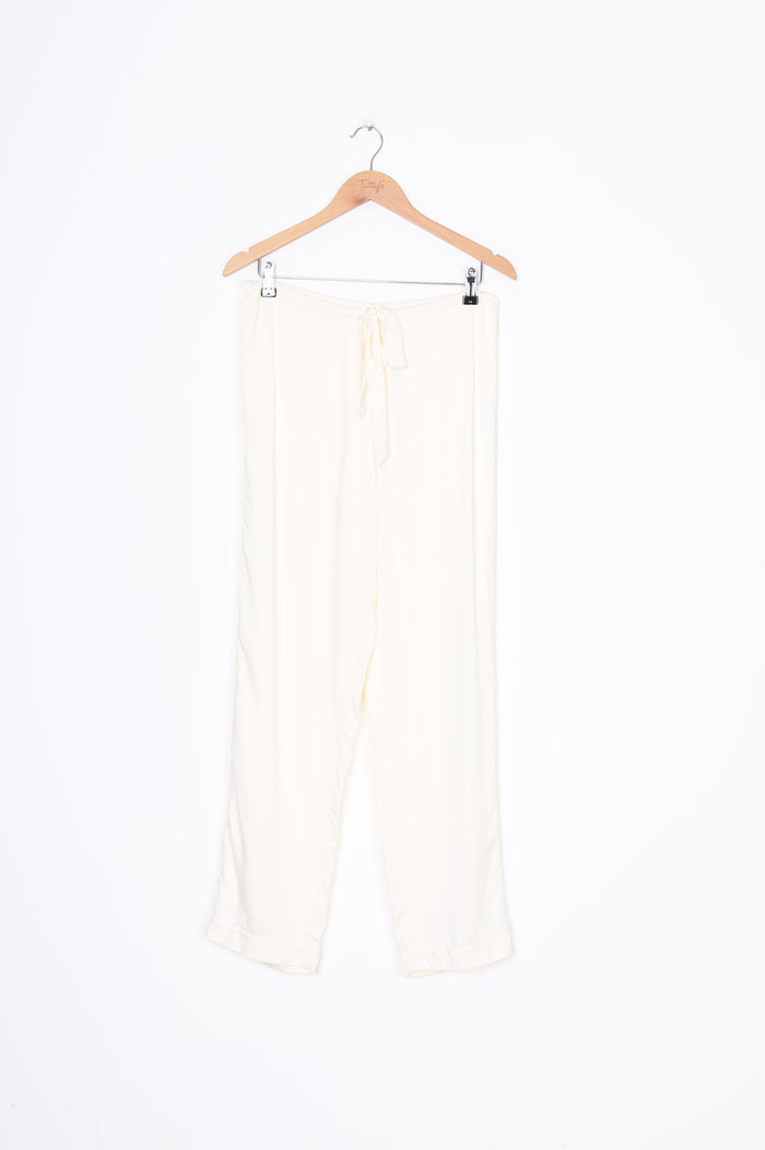 By Natalie Womens Cream Pants Size S