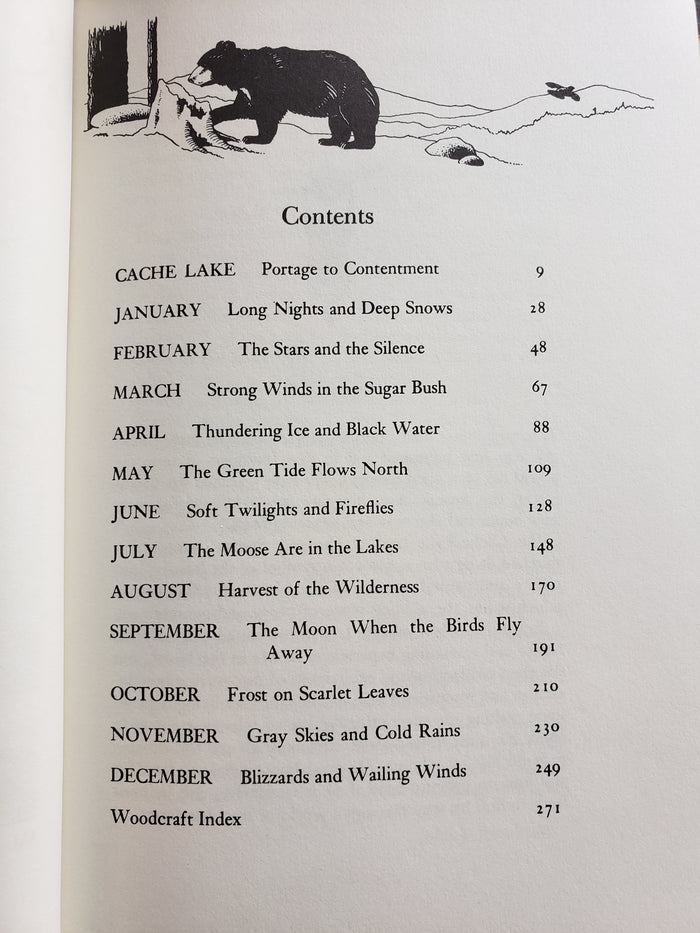 Cache Lake Country Life in the North Woods by John J. Rowlands (1959)