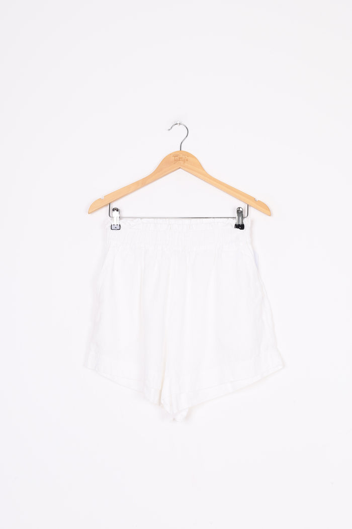 Caitlin Crisp Womens White Shorts Size 10