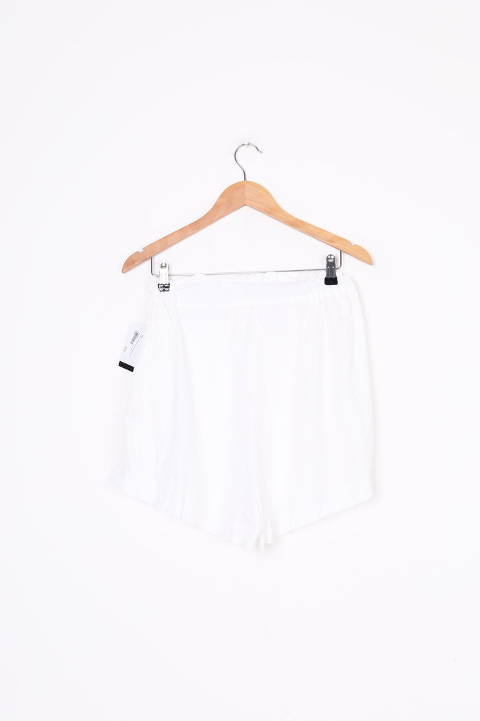 Caitlin Crisp Womens White Shorts Size 10