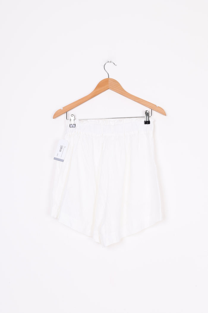 Caitlin Crisp Womens White Shorts Size 10