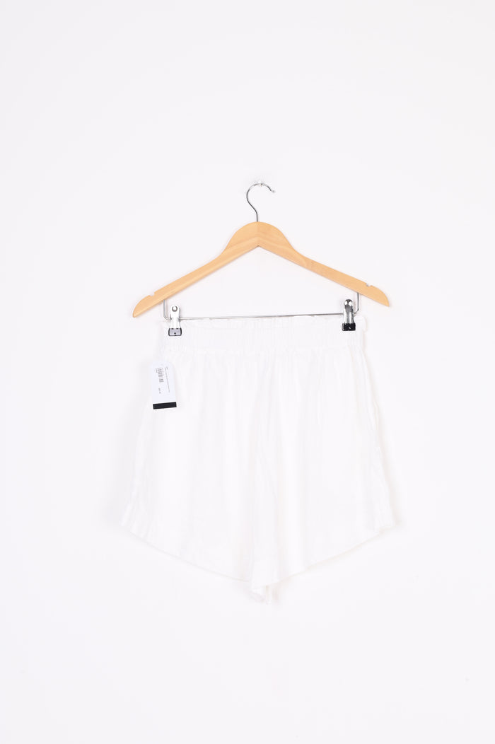 Caitlin Crisp Womens White Shorts Size 10