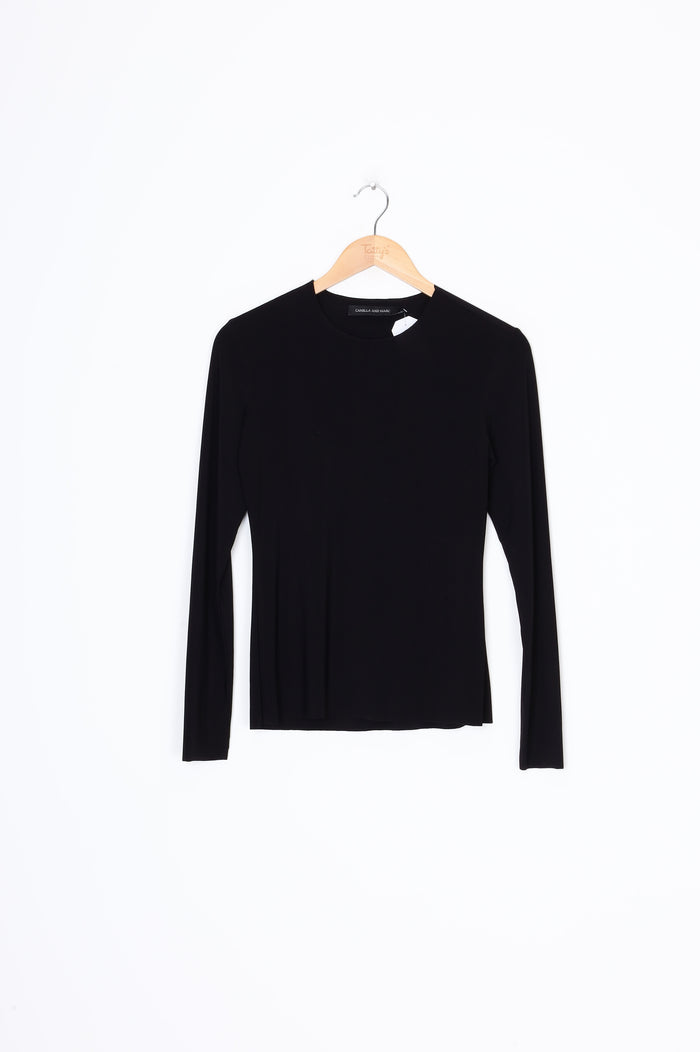 Camila & Marc Womens Black Top Size 10