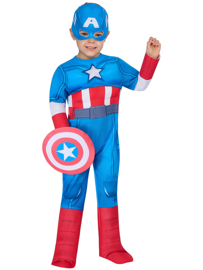 Captain America Deluxe Kids Costume