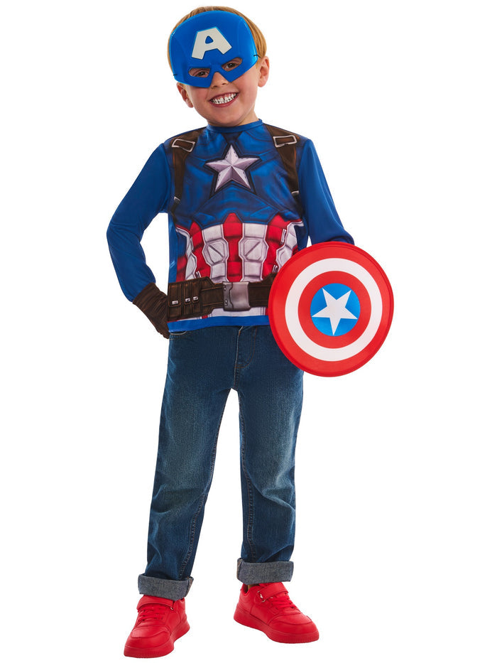 Captain America Kids Dress Up Gift Set