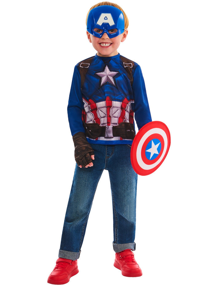 Captain America Kids Dress Up Gift Set