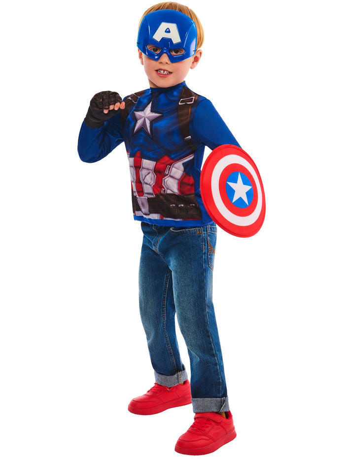 Captain America Kids Dress Up Gift Set