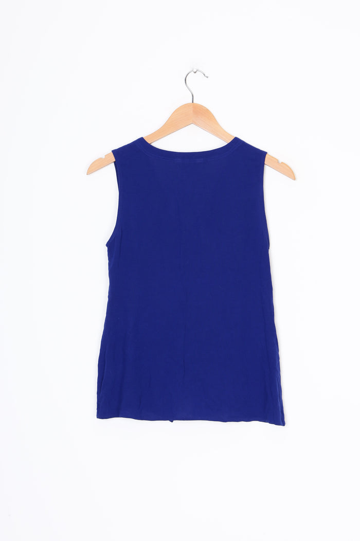 Capture Womens Blue Top Size 8