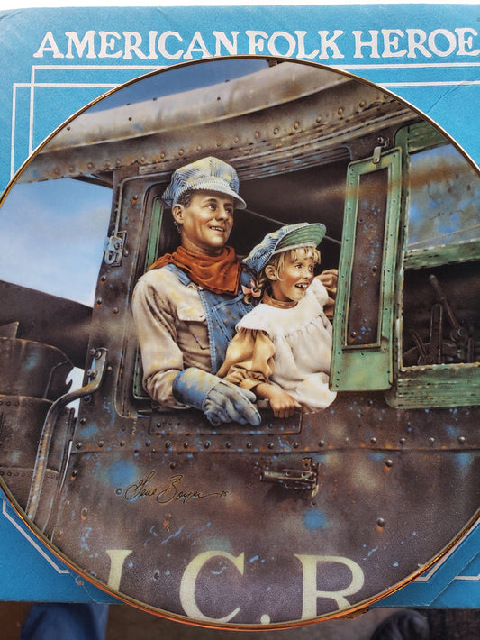 Casey Jones commemorative plate