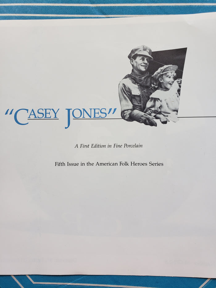 Casey Jones commemorative plate