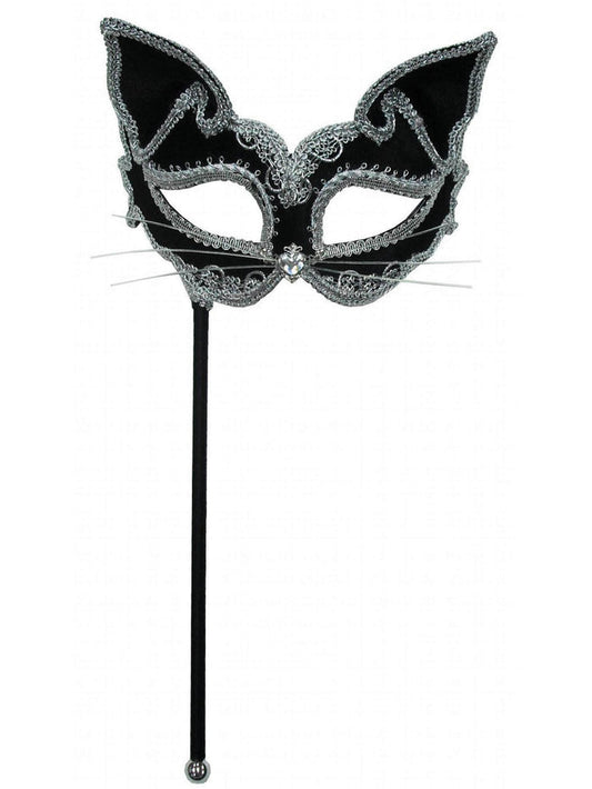 Cat Mask On Stick