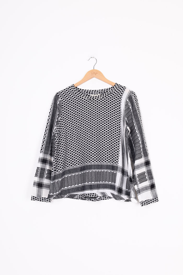 Cecilie Copenhagen Womens Black Top Size S