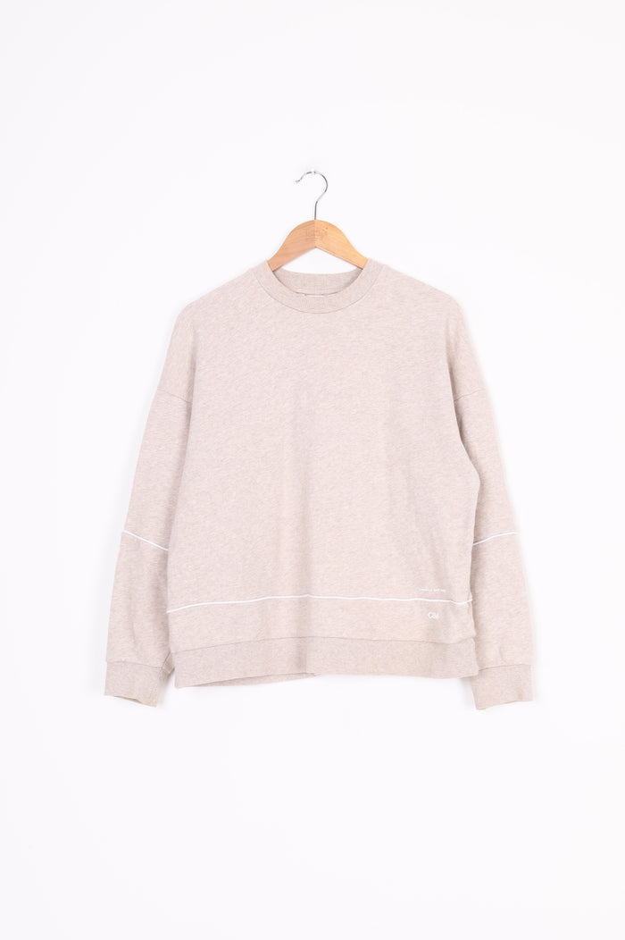 C&M Womens Beige Sweatshirt Size 8