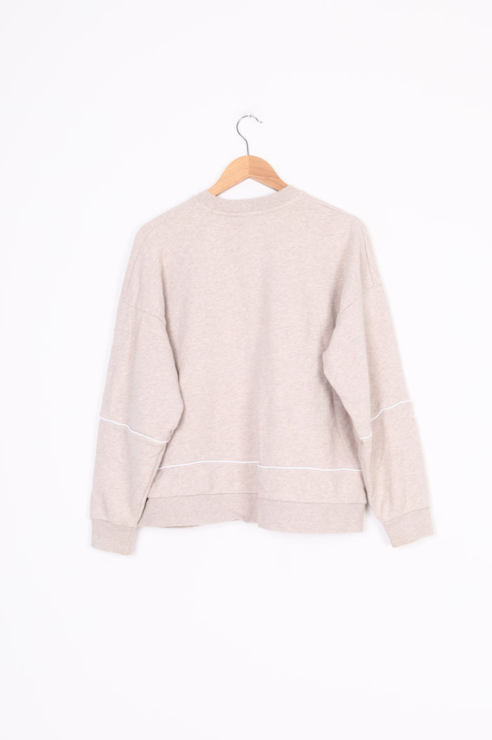 C&M Womens Beige Sweatshirt Size 8