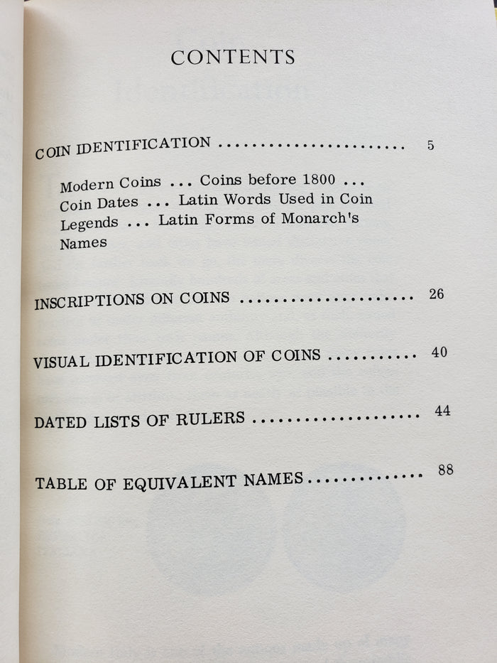 Coin Identifier by Burton Hobson (1966)