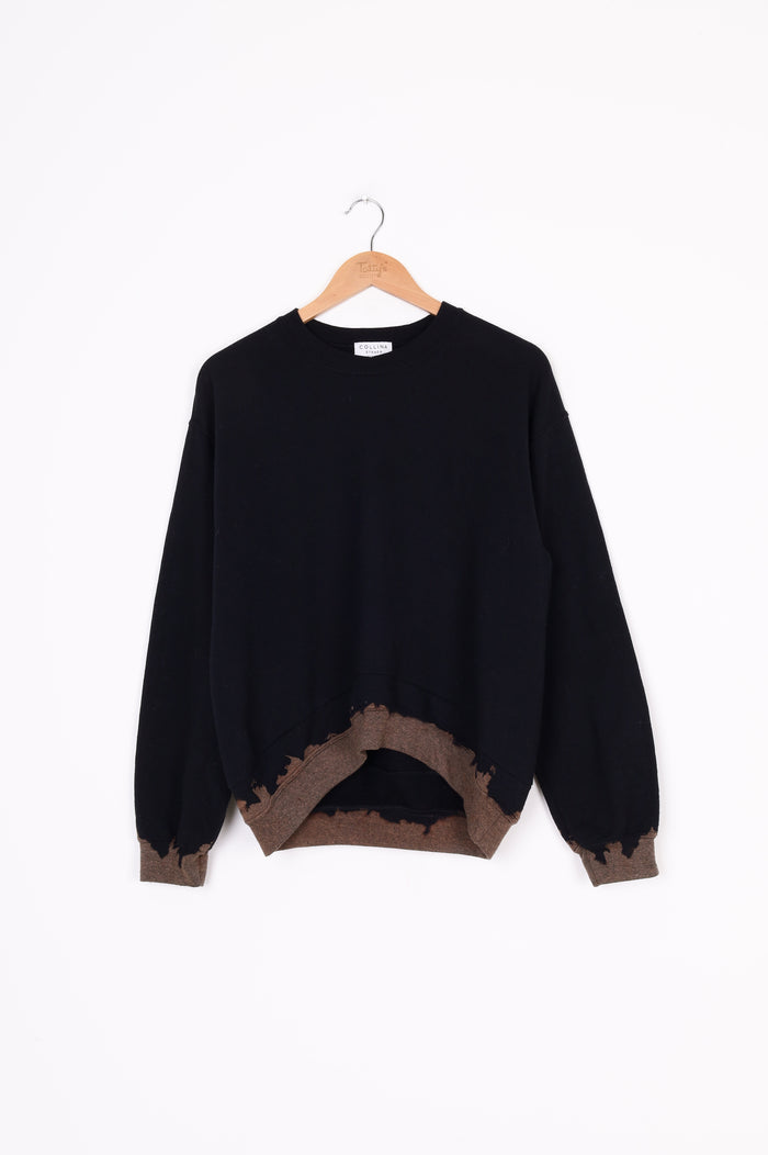 Collina Strada Womens Black Sweatshirt Size S