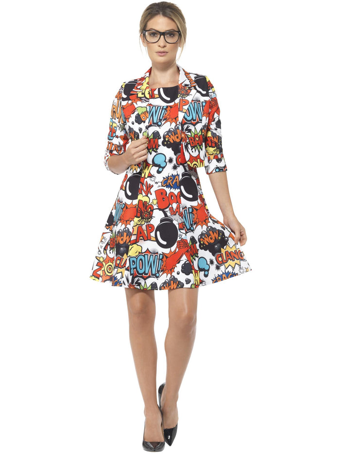 Comic Strip Suit, with Dress